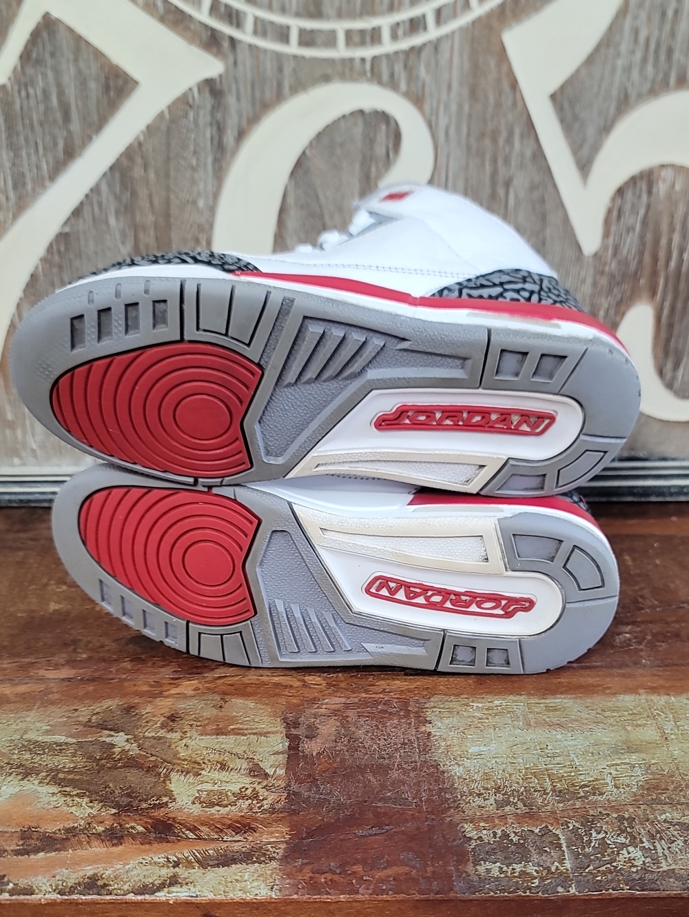 Nike Air Jordan 3 Retro 'Fire Red' Wmns 6 Good/Fair Condition. Fast Shipping - Picture 11 of 16